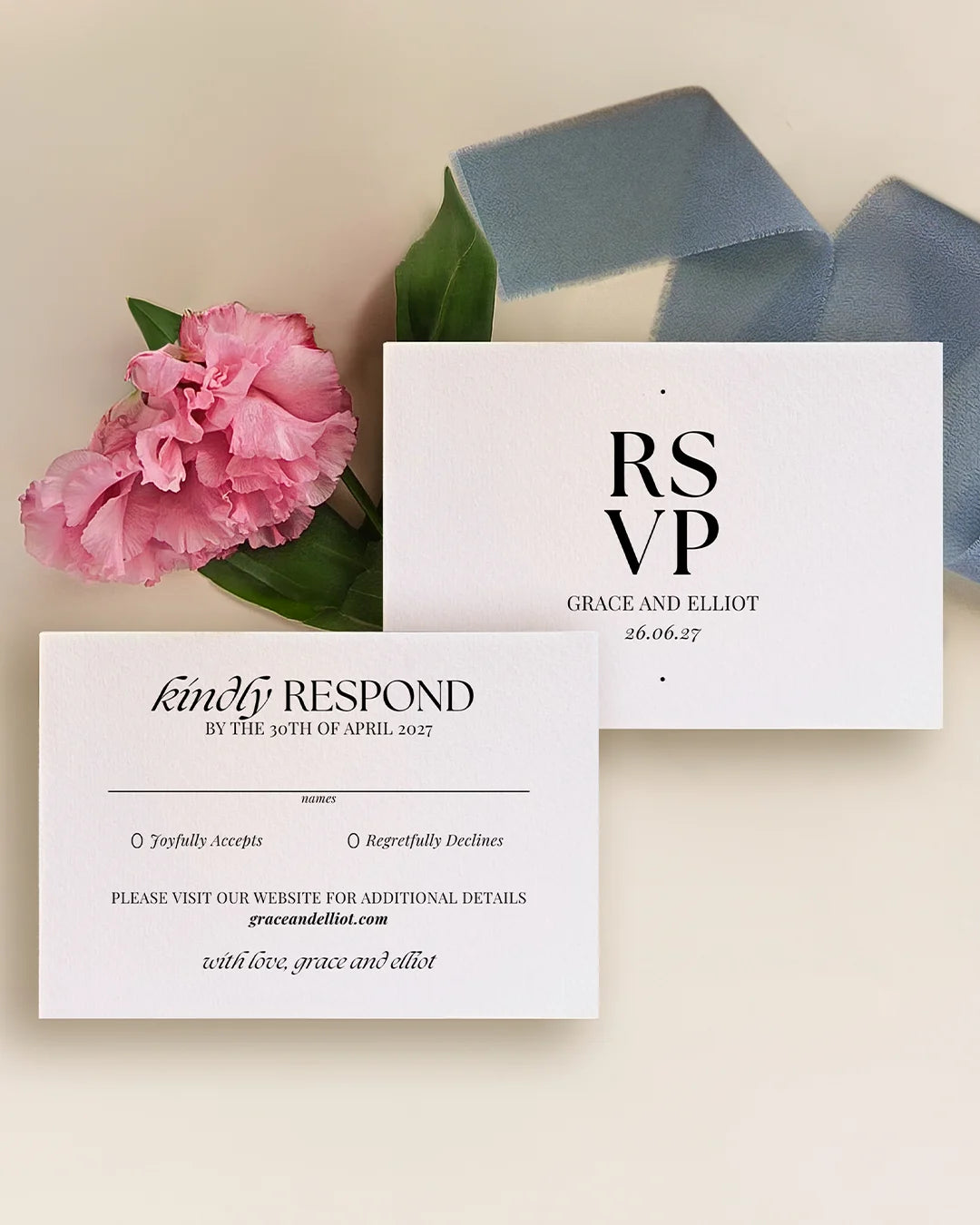 Timeless Wedding RSVP - Response Card
