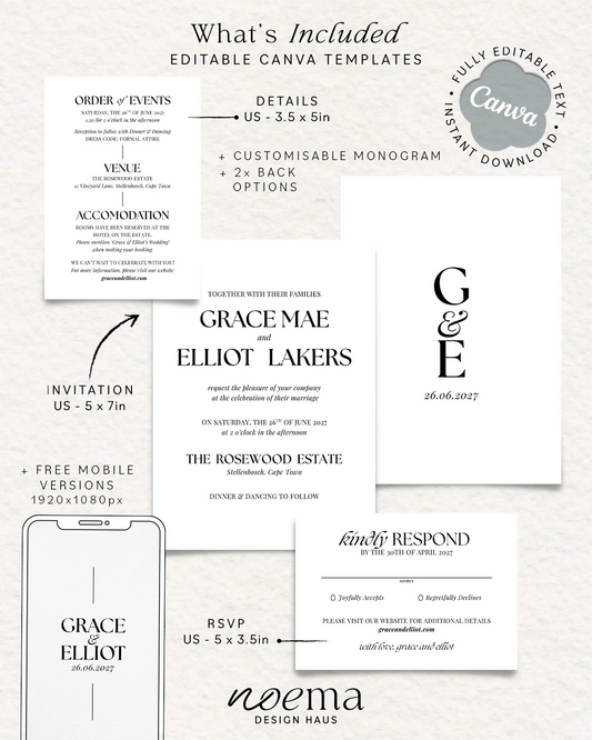 Timeless Wedding Suite Bundle
