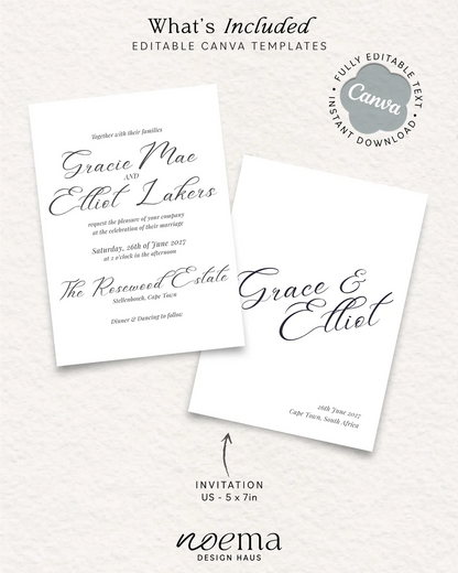 Classic Wedding Invitation