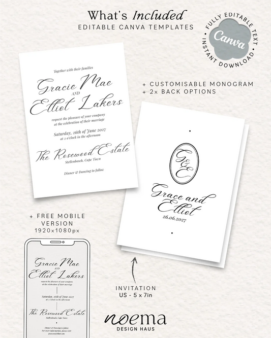 Classic Wedding Invitation