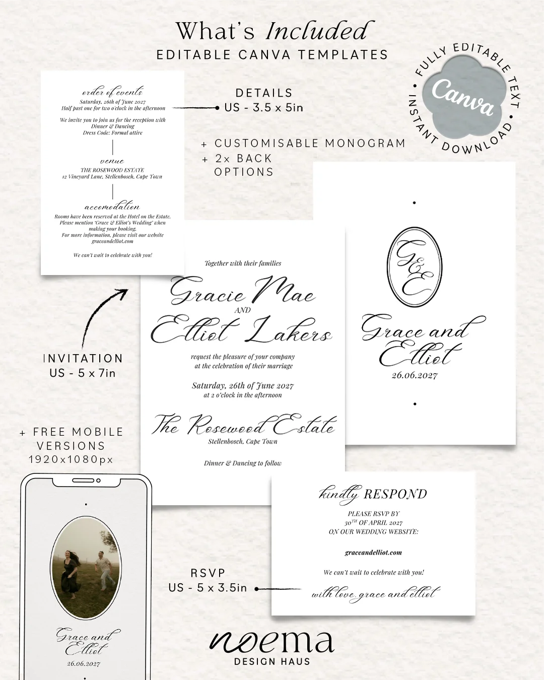 Classic Wedding Suite Bundle