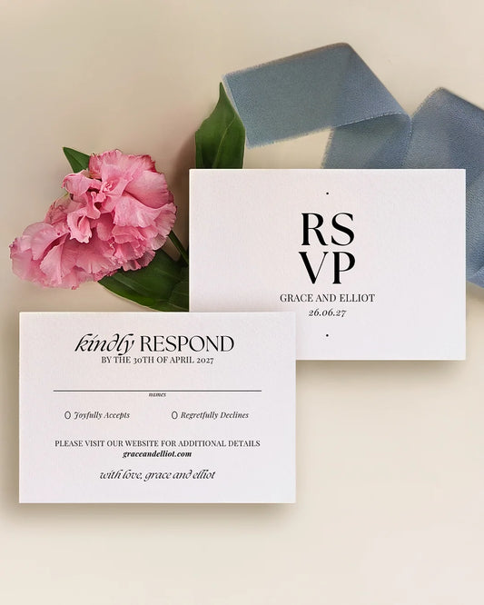 Timeless Wedding RSVP - Response Card