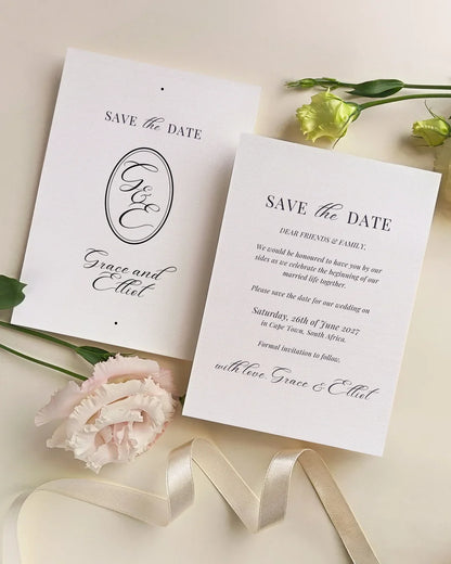 Classic Wedding Save The Date