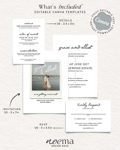 Polaroid Wedding Suite Bundle