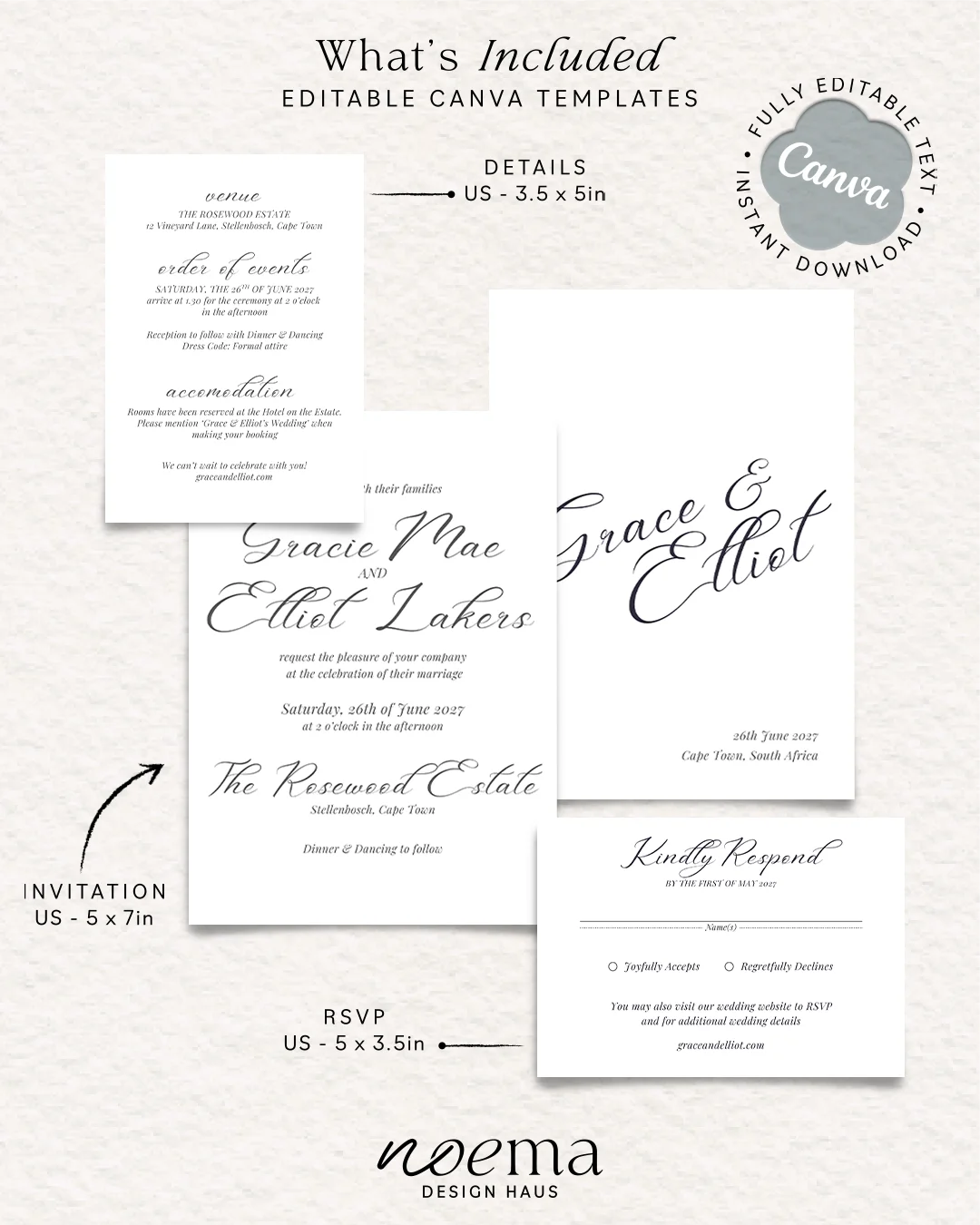 Classic Wedding Suite Bundle