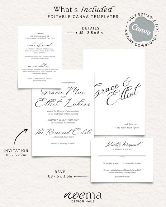 Classic Wedding Suite Bundle